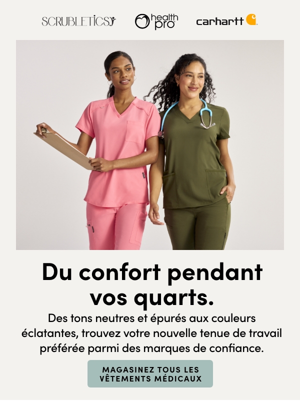 Magasinez tous les vêtements médicaux