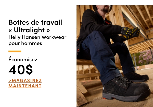 Bottes de travail Ultralight Helly Hansen Workwear pour hommes économisez 40 $