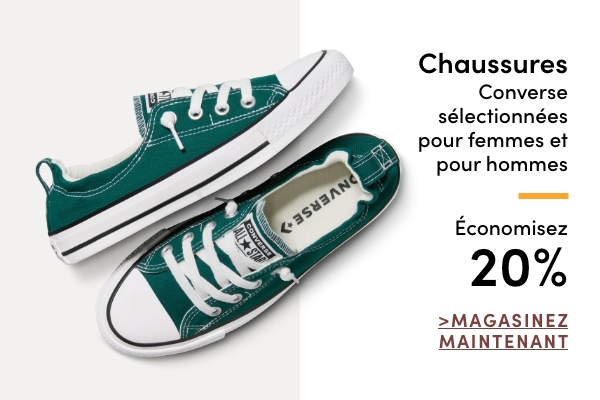 Chaussures Converse sélectionnées pour femmes et pour hommes économisez 20 %