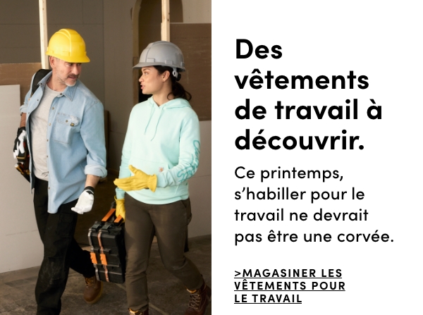MAGASINER LES VÊTEMENTS POUR LE TRAVAIL ​