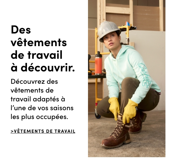 MAGASINER LES VÊTEMENTS POUR LE TRAVAIL ​