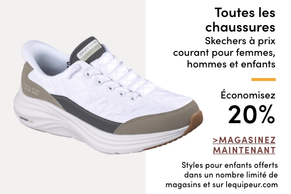Toutes les chaussures Skechers à prix courant pour femmes, hommes et enfants économisez 20 %