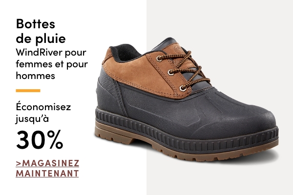 Bottes de pluie WindRiver pour femmes et pour hommes économisez jusqu'à 30 %