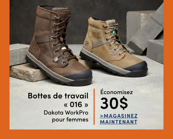 Bottes de travail 016 Dakota WorkPro pour femmes économisez 30 $