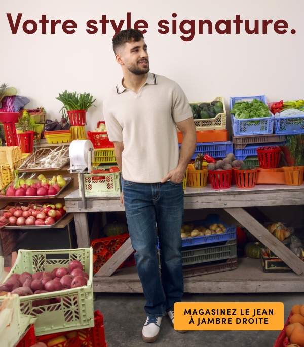 Magasinez le jean à jambre droite