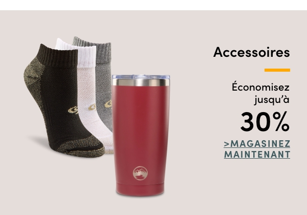 Accessoires économisez jusqu'à 30 %