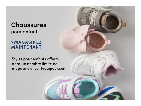 Chaussures pour enfants
