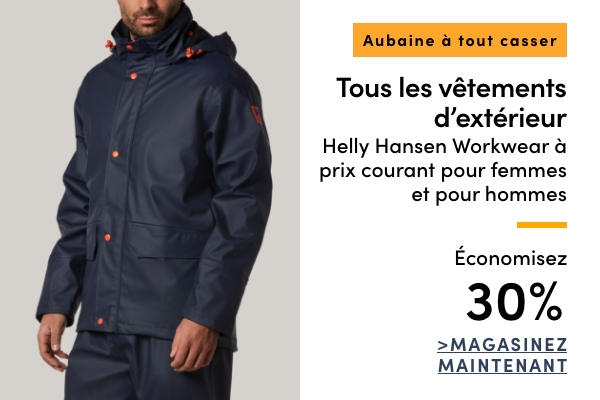 Aubaine à Tout Casser Tous les vêtements d'extérieur Helly Hansen Workwear à prix courant pour femmes et pour hommes économisez 30%