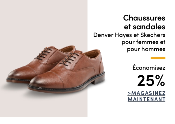 Chaussures et sandales Denver Hayes et Skechers pour femmes et pour hommes économisez 25%
