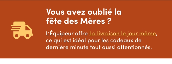 La livraison le jour meme