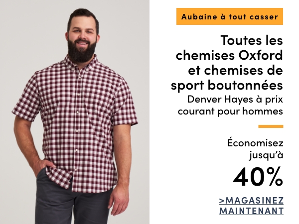 Aubaine à Tout Casser Toutes les chemises Oxford et chemises de sport boutonnées Denver Hayes à prix courant pour hommes économisez 40%