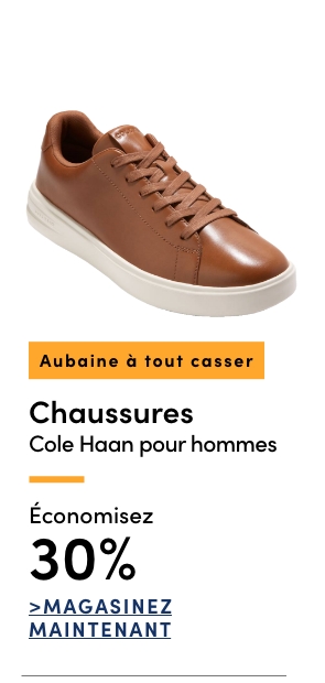 Aubaine à Tout Casser Chaussures Cole Haan pour hommes économisez 30%