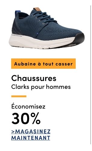 Aubaine à Tout Casser Chaussures Clarks pour hommes économisez 30%