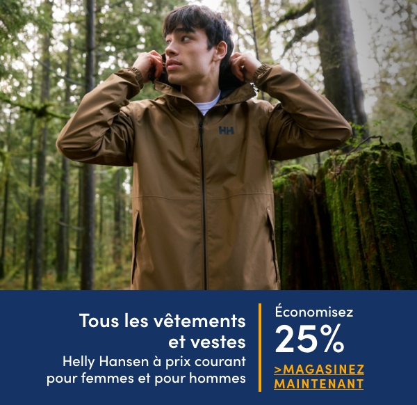 Tous les vêtements et vestes Helly Hansen à prix courant pour femmes et pour hommes économisez 25%