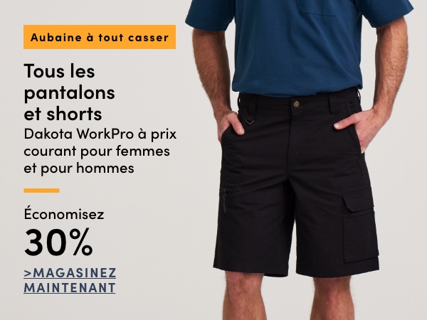 Aubaine à Tout Casser Tous les pantalons et shorts Dakota WorkPro à prix courant pour femmes et pour hommes économisez 30%