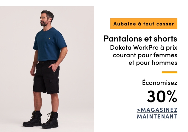 Aubaine à Tout Casser Tous les pantalons et shorts Dakota WorkPro à prix courant pour femmes et pour hommes économisez 30%