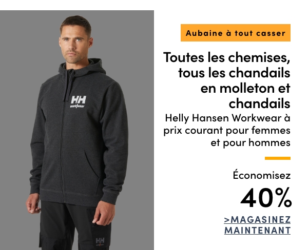 Aubaine à Tout Casser Toutes les chemises, tous les chandails en molleton et chandails Helly Hansen Workwear à prix courant pour femmes et pour hommes économisez 40%