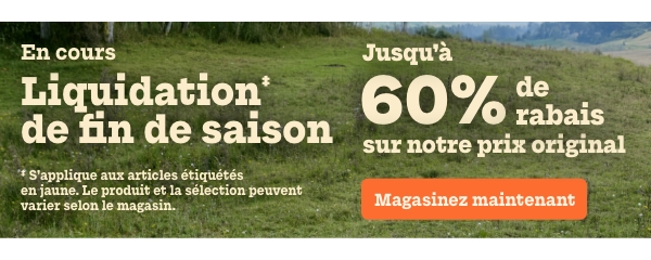 Chaussures pour femmes, hommes et enfants en liquidation‡ jusqu'à 40 % de rabais sur notre prix original