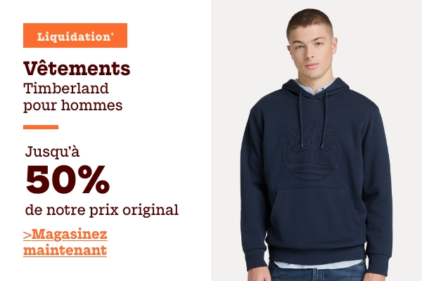 Vêtements Timberland pour hommes en liquidation‡ jusqu'à 50 % de rabais sur notre prix original