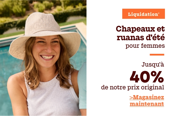 Chapeaux et ruanas d'été pour femmes en liquidation‡ jusqu'à 40 % de rabais sur notre prix original
