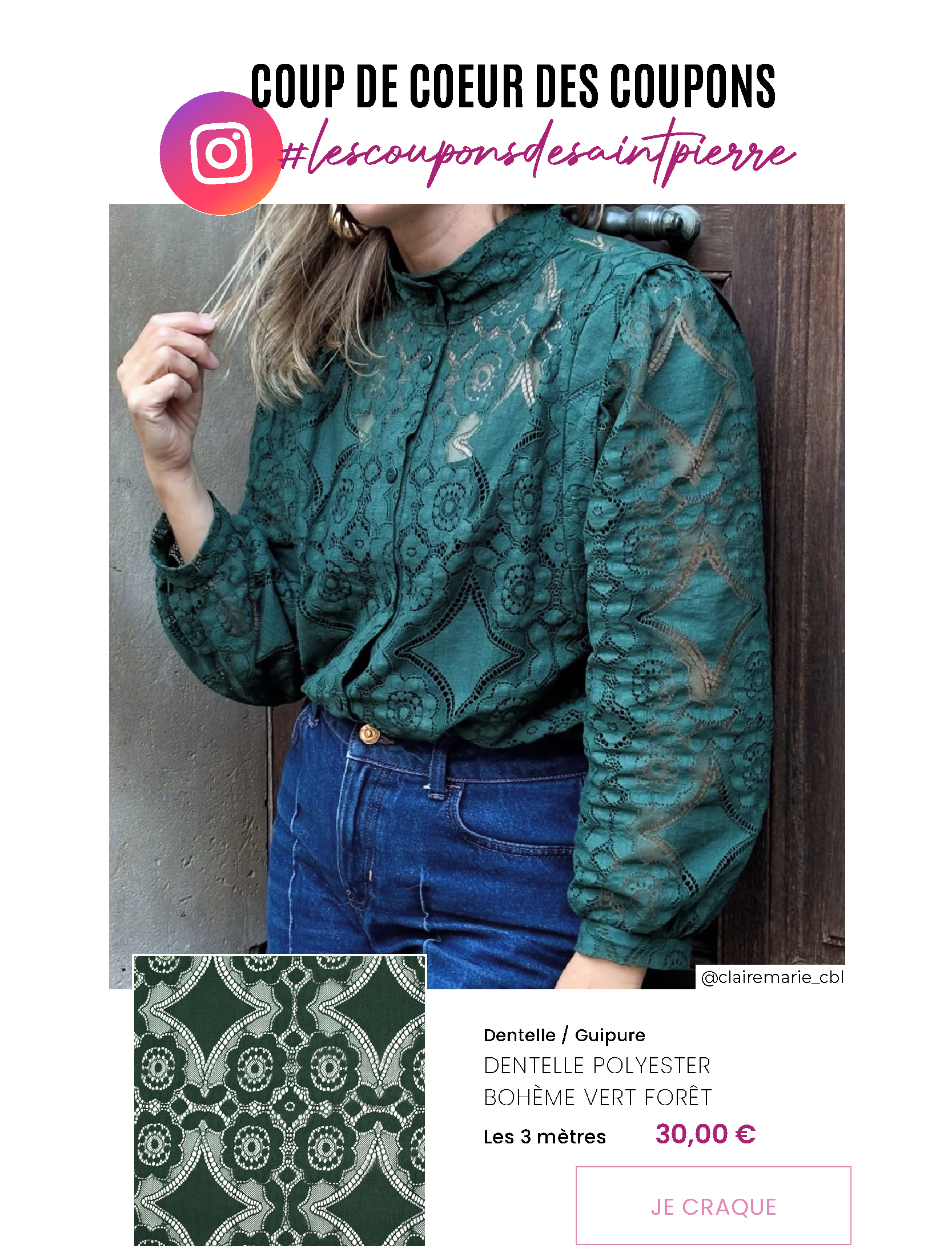 Coupe de coeur claire marie cbl