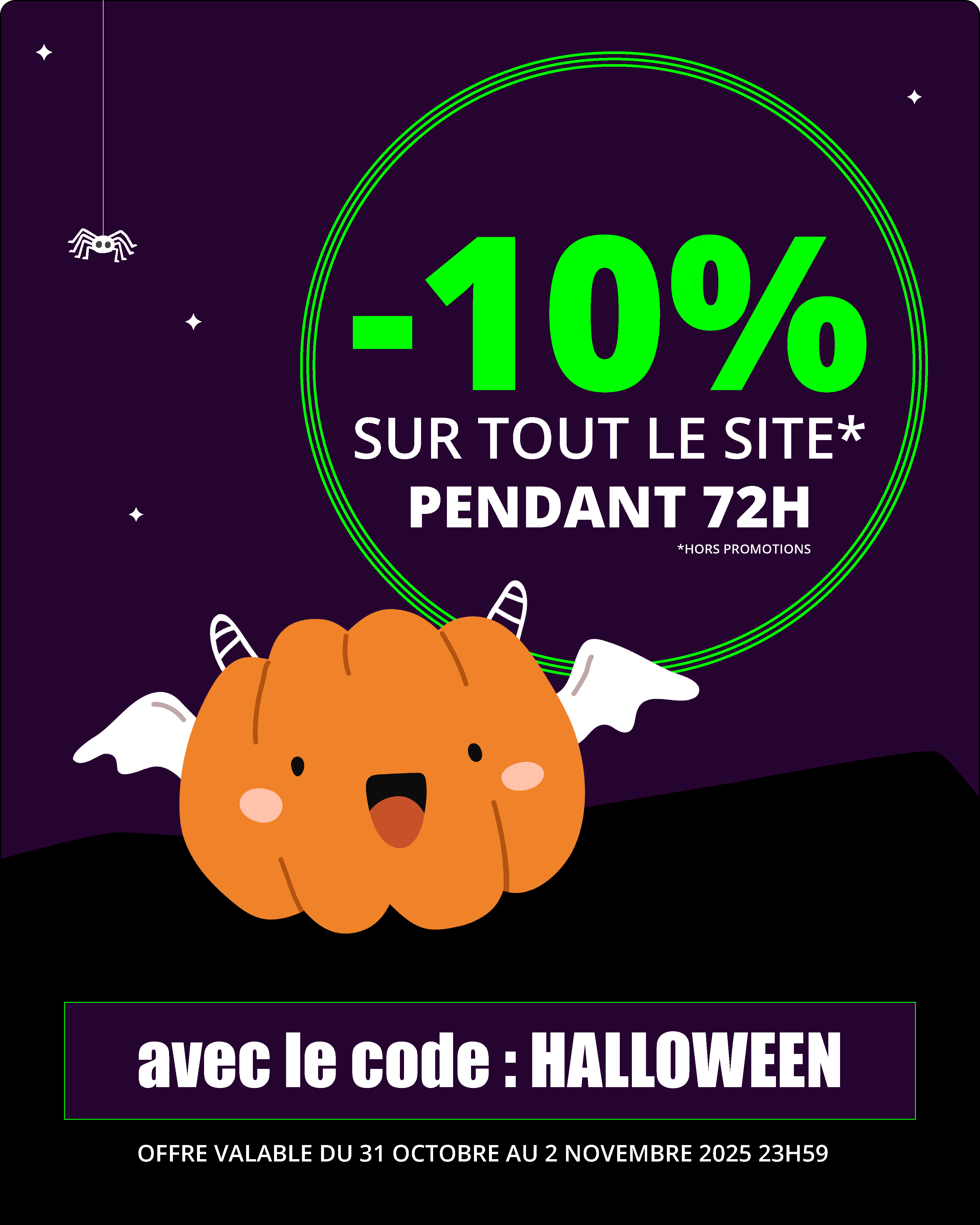 -10% sur tout le site