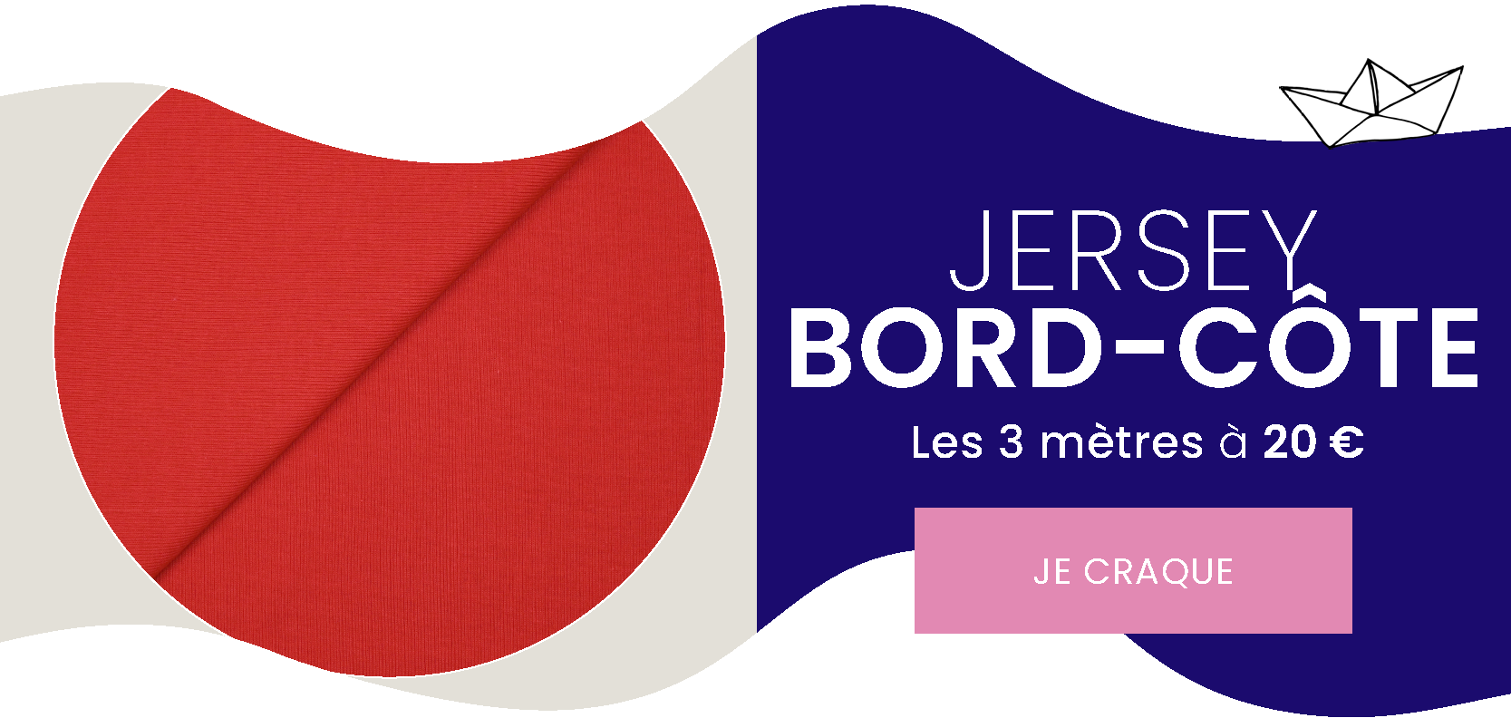 Jersey bord-côte tubulaire