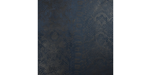 Suédine jersey imprimée serpent bleu marine