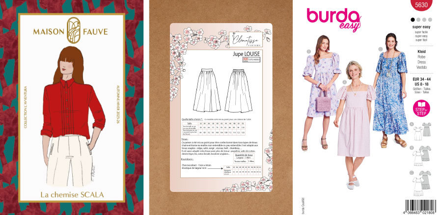 Des idées de patrons pour coudre votre popeline satinée