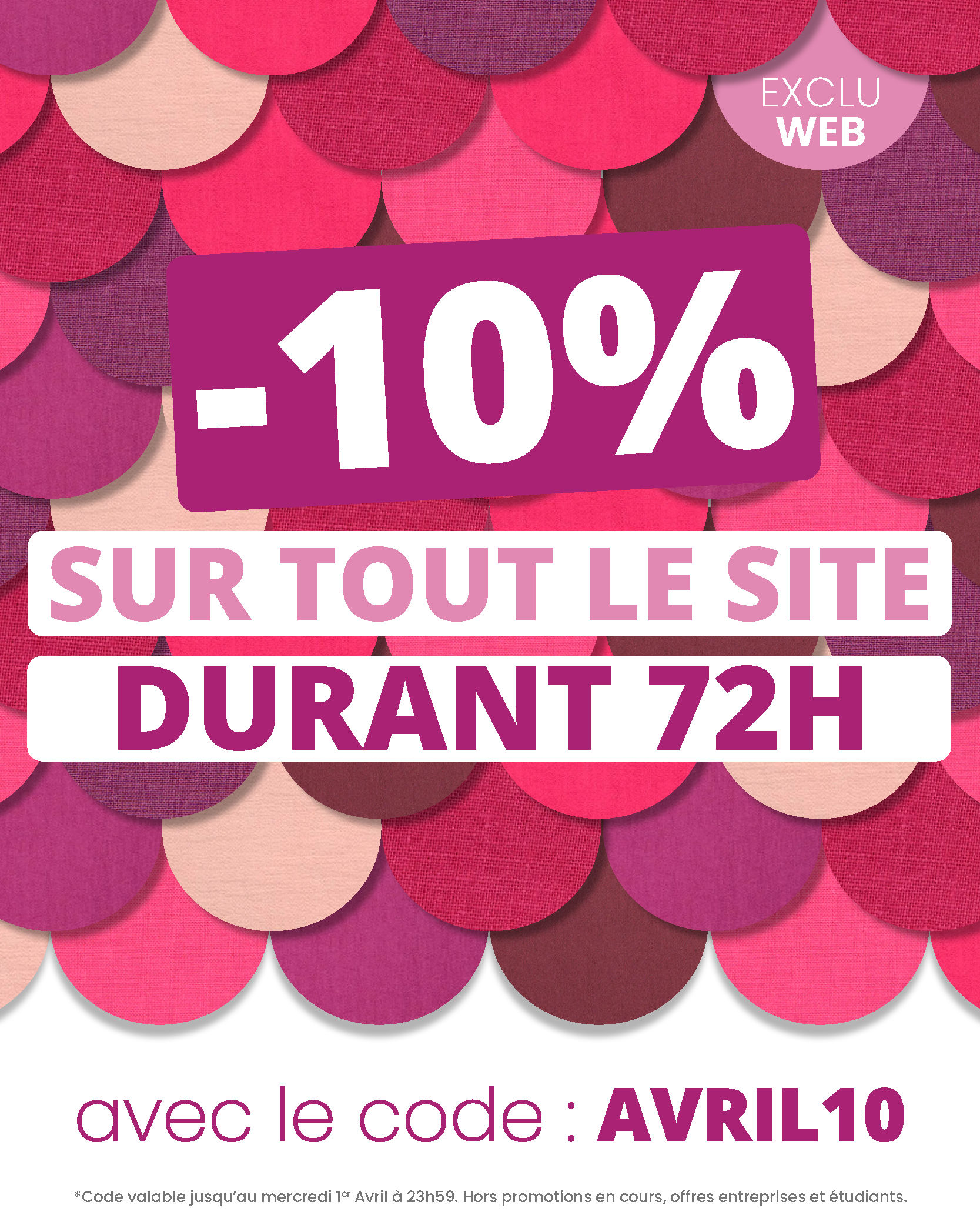 -10% sur tout le site