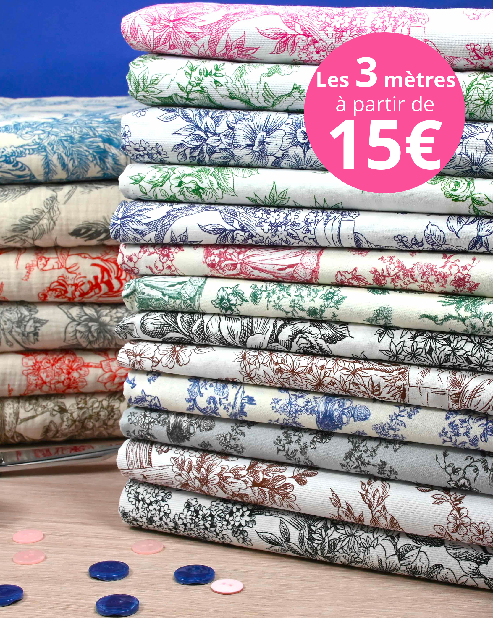 Les 3 mètres à partir de 15€