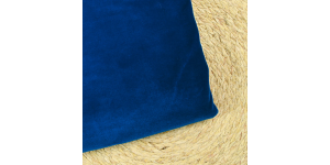 Velours de coton ras bl