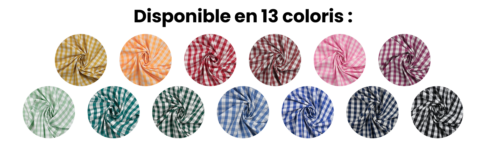 Disponible en 13 coloris !