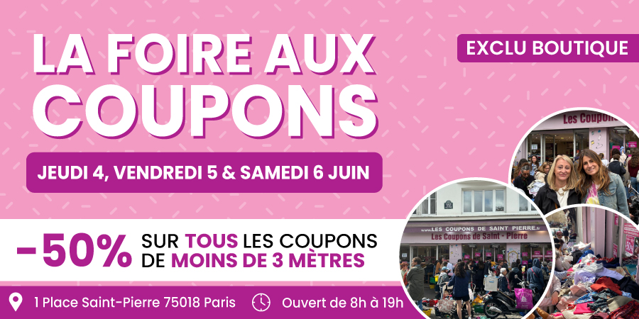 La foire aux coupons !
