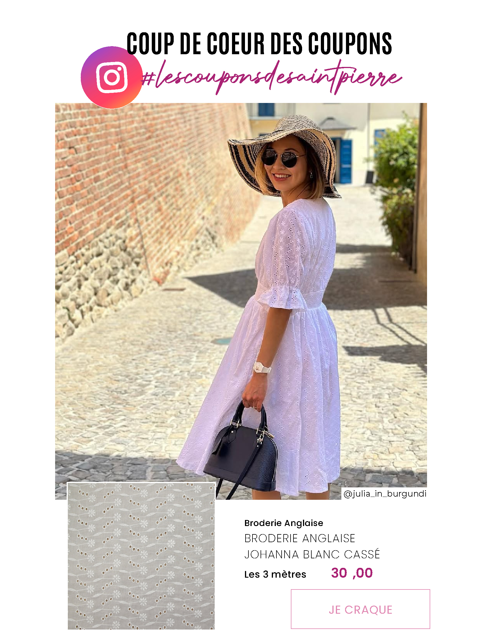 Superbe robe réalisée par @julia_in_burgundi