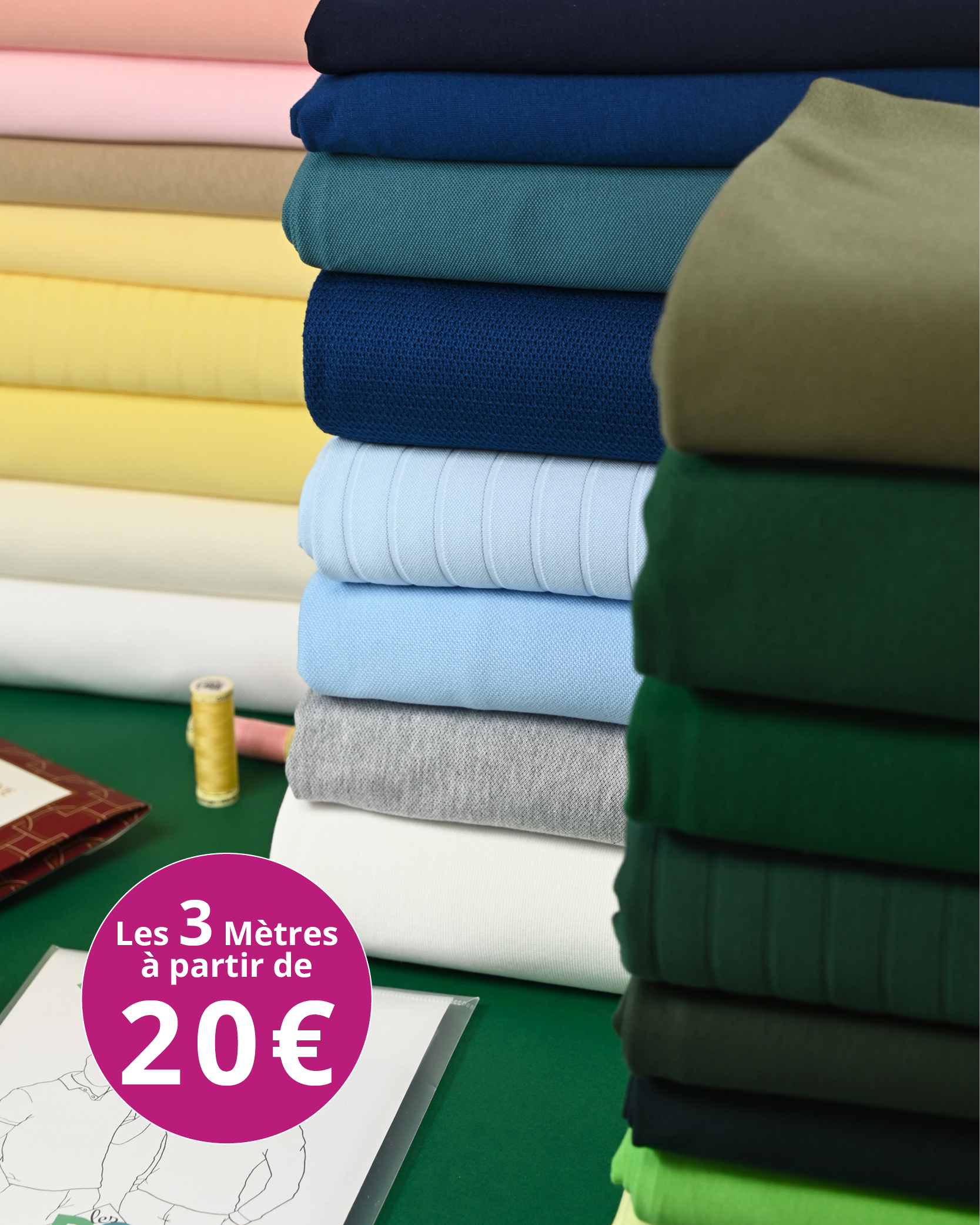 les 3 mètres à partir de 20€