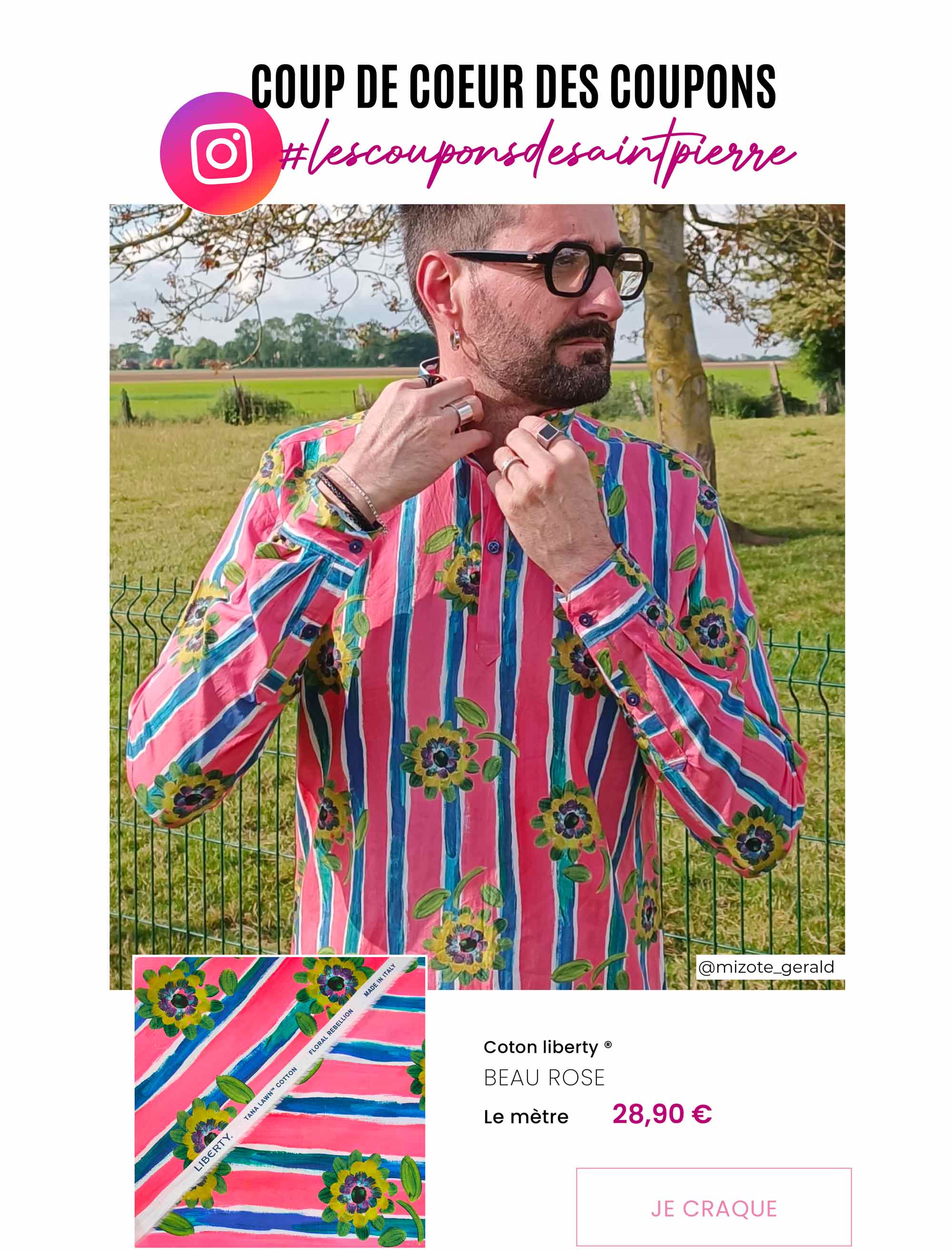 Chemise en liberty