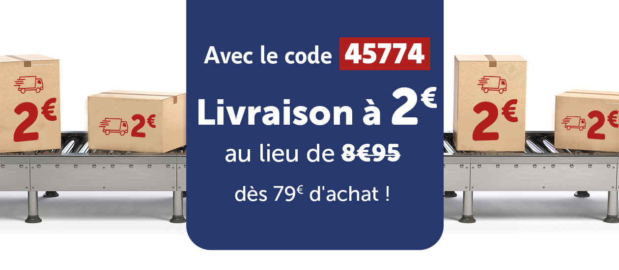 Livraison à 2 euros