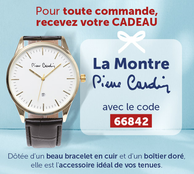 La Montre Pierre Cardin en cadeau*