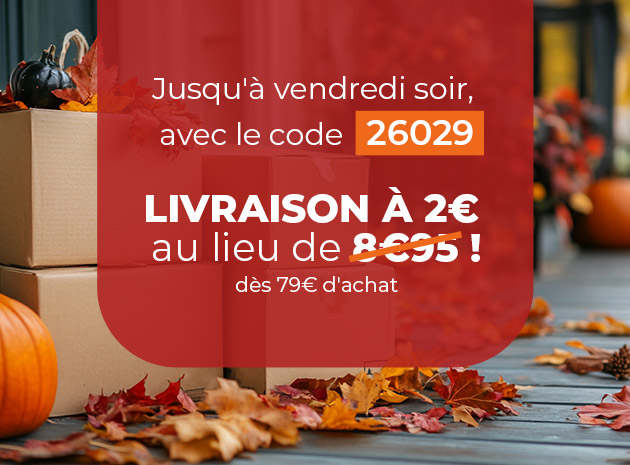 Livraison à 2 euros