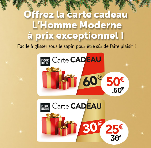 Cartes cadeaux à prix exceptionnels