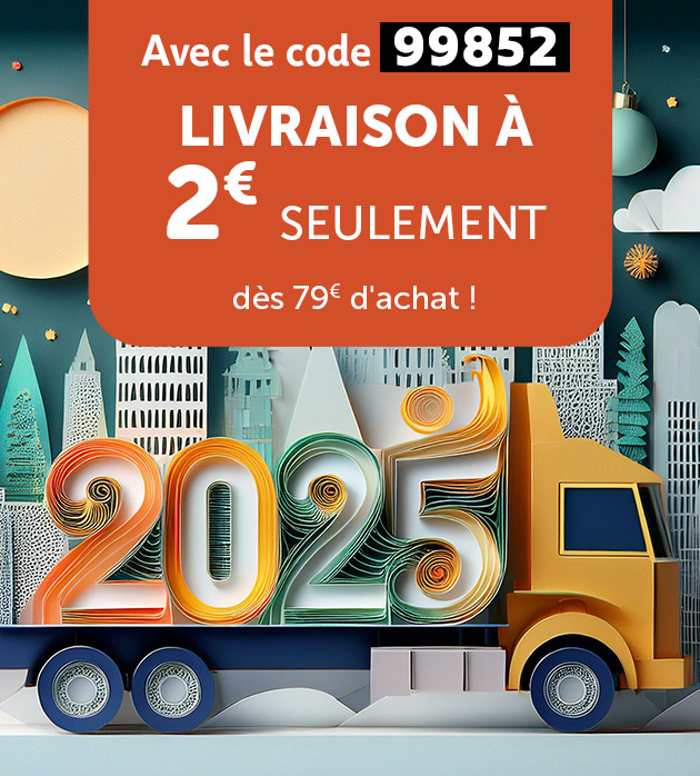 LIVRAISON À 2€ SEULEMENT