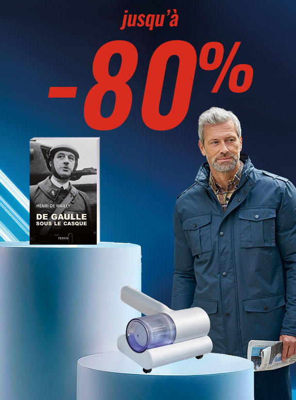  jusqu'à -80% 