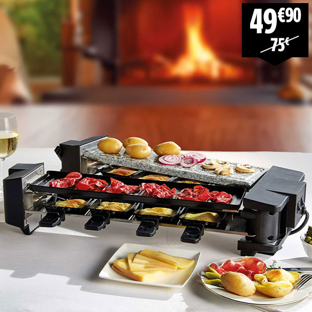 Raclette, gril, pierrade… pour toute la table