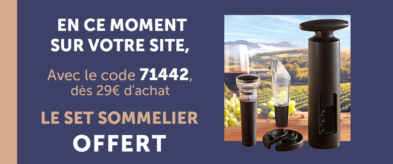 Le set sommelier offert