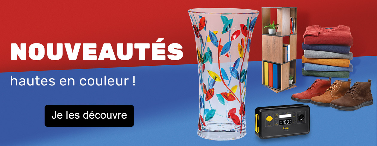 NOUVEAUTÉS hautes en couleur !