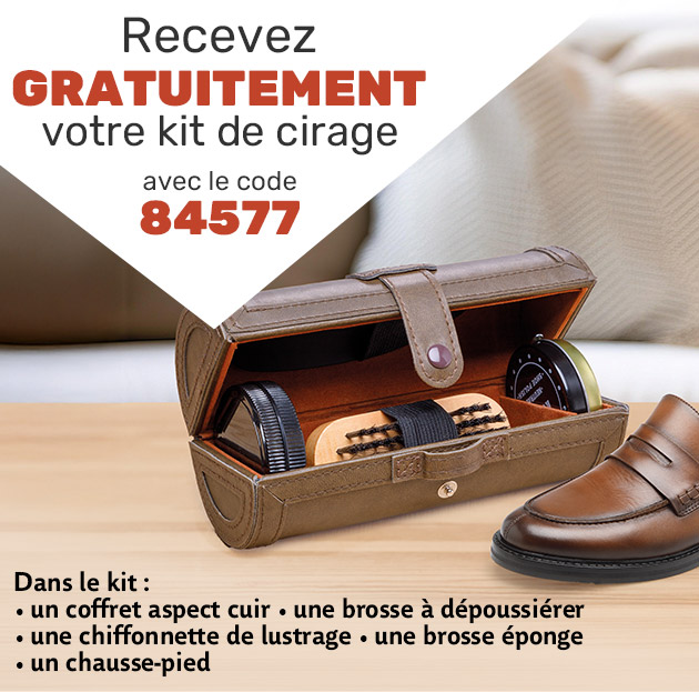 recevez GRATUITEMENT votre kit de cirage