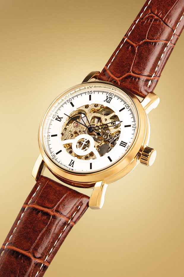 Montre automatique squelette