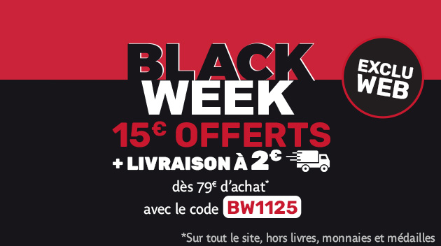 Black week 15€ offerts et livraison à 2€ dès 79€ d'achat
