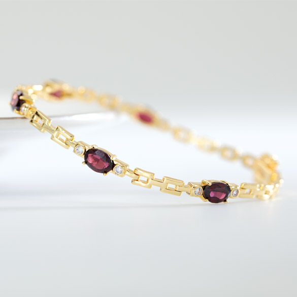 Bracelets aux grenats - L'Homme Modenre